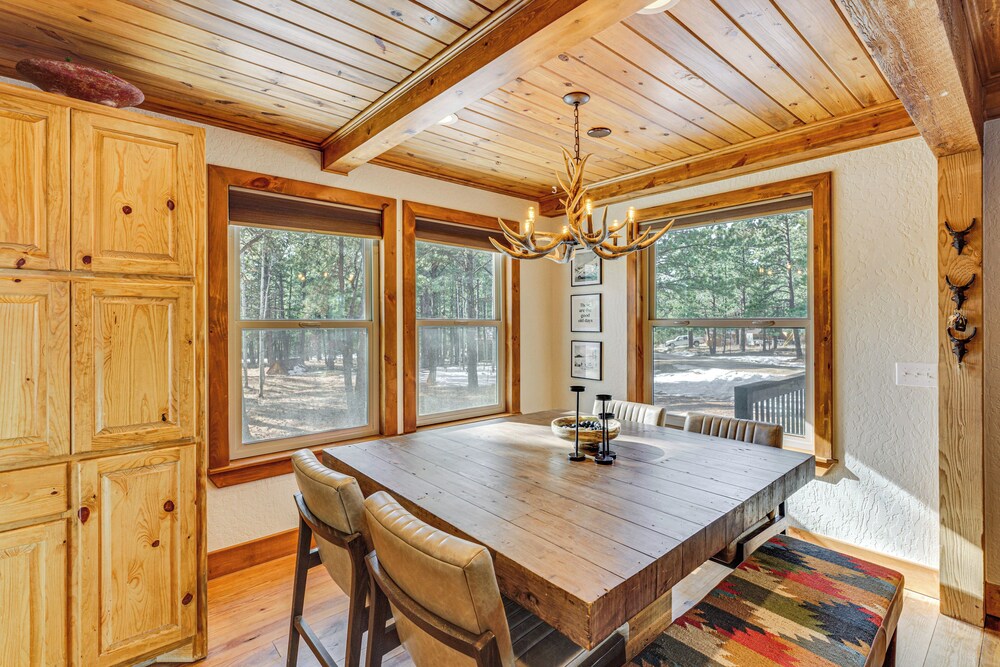 Hot Tub + Fireplace: Cozy Angel Fire A-frame Cabin