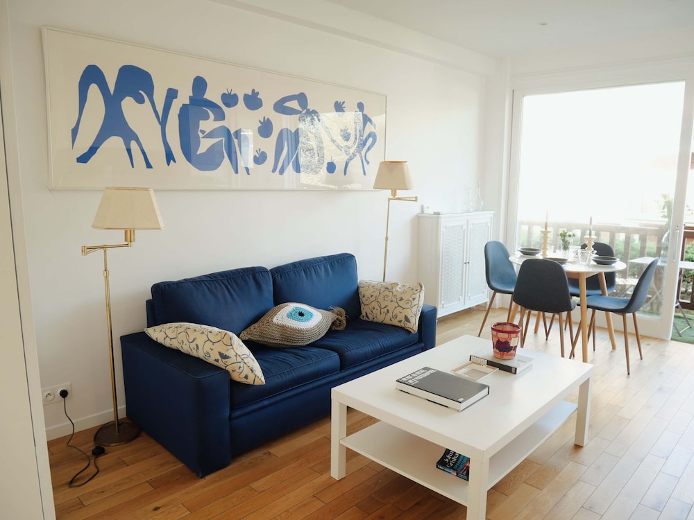 Deauville Plage - Balcon Vue Mer Ville Pied