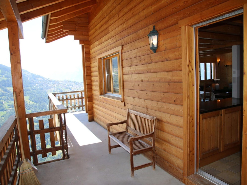 Chalet Nestled in Mountains and Garden