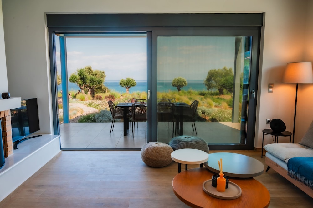 Oceanfront Villa Elaia Private Pool Panoramic Views