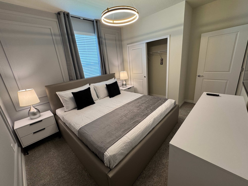 Magical 5BR w Pool Minutes From Disney 16161