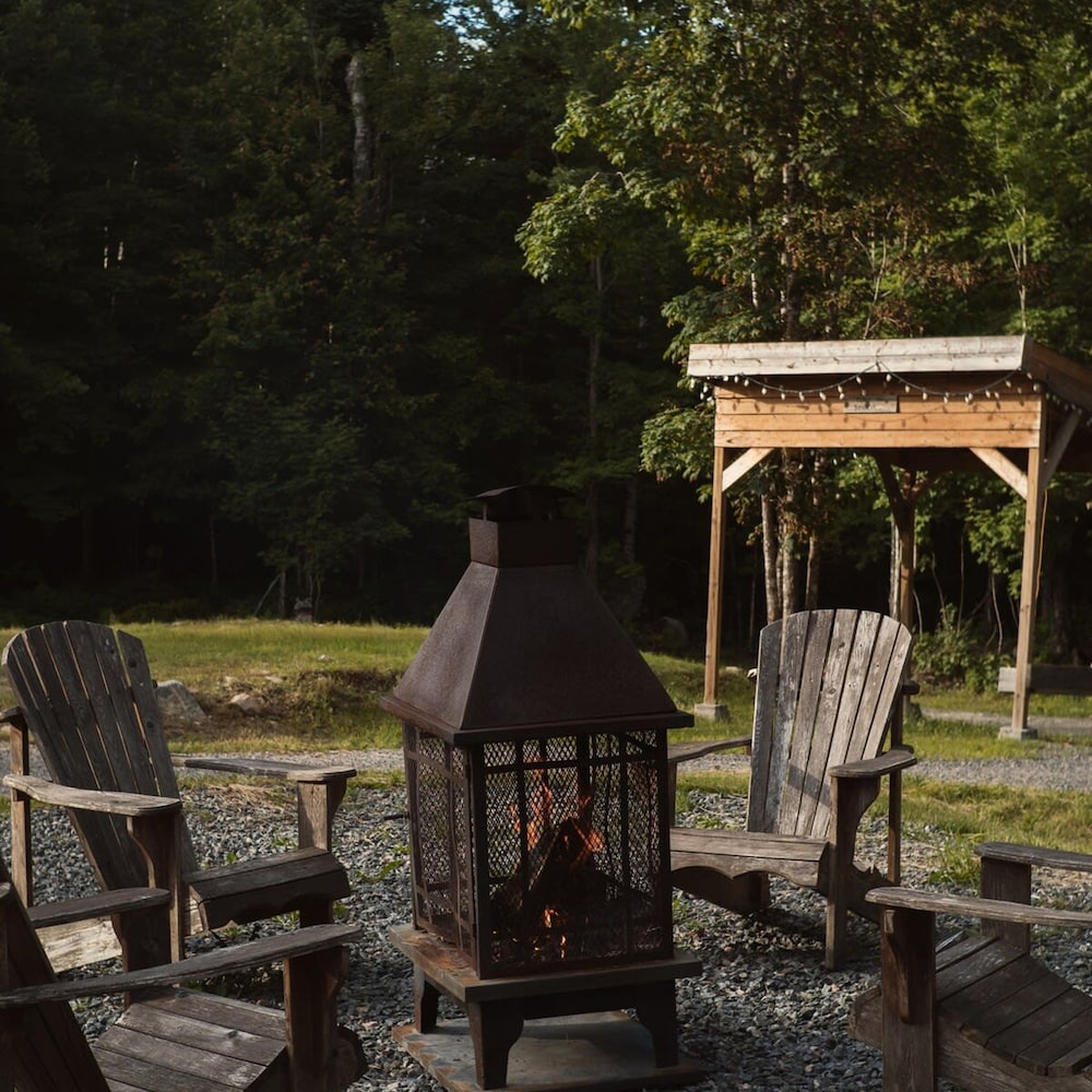 Chalet Bonheur -spa in Nominingue