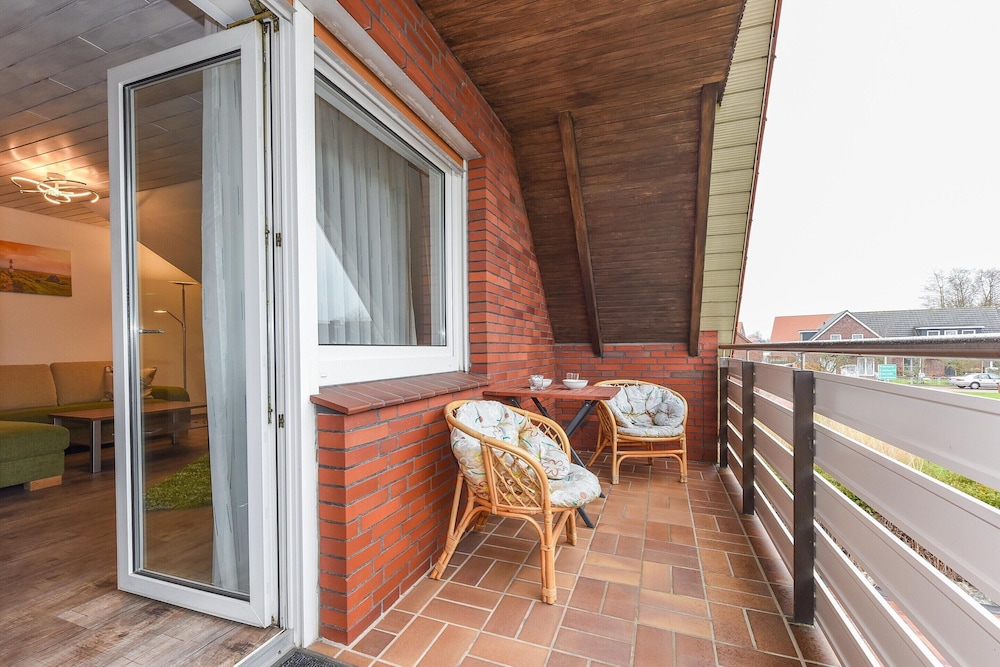 Gemuetliche Ferienwohnung mit Balkon in Bensersiel