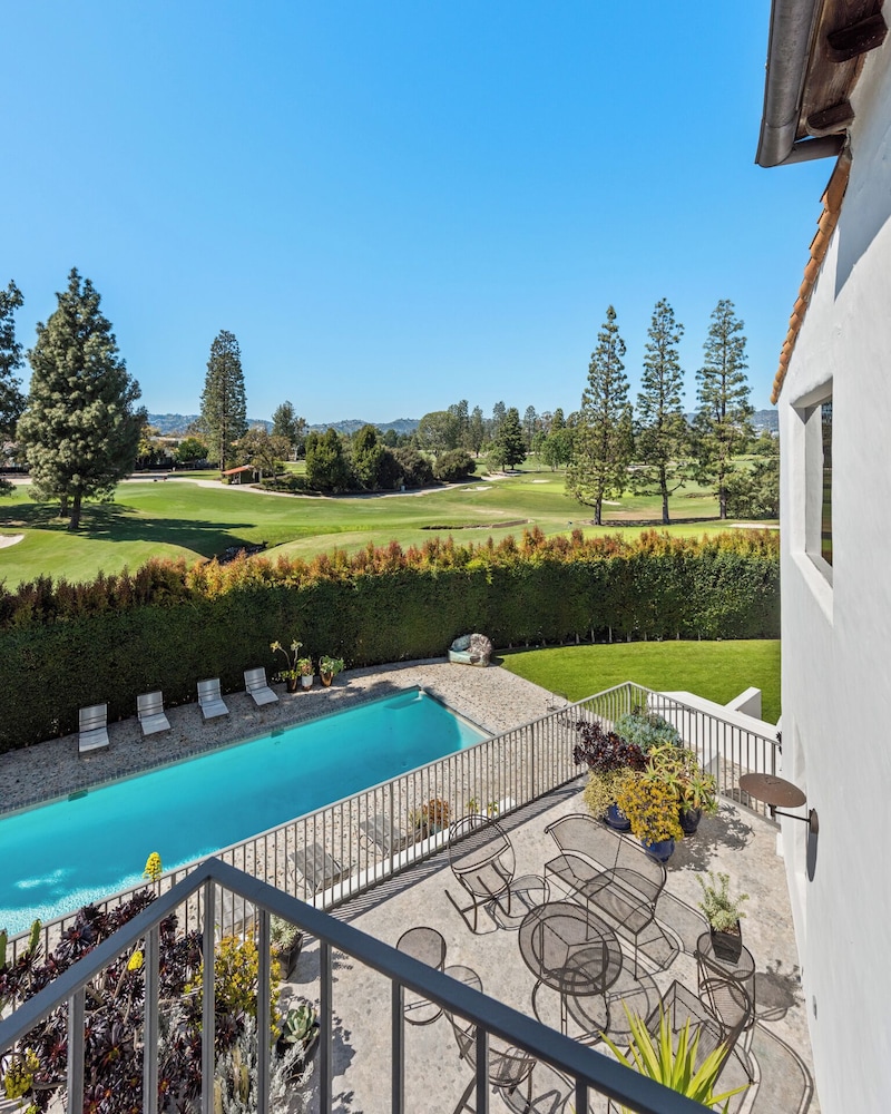 Howard Hughes Estate - Spanish Revival Gem w/ Pool, Wine Cellar & Guest House