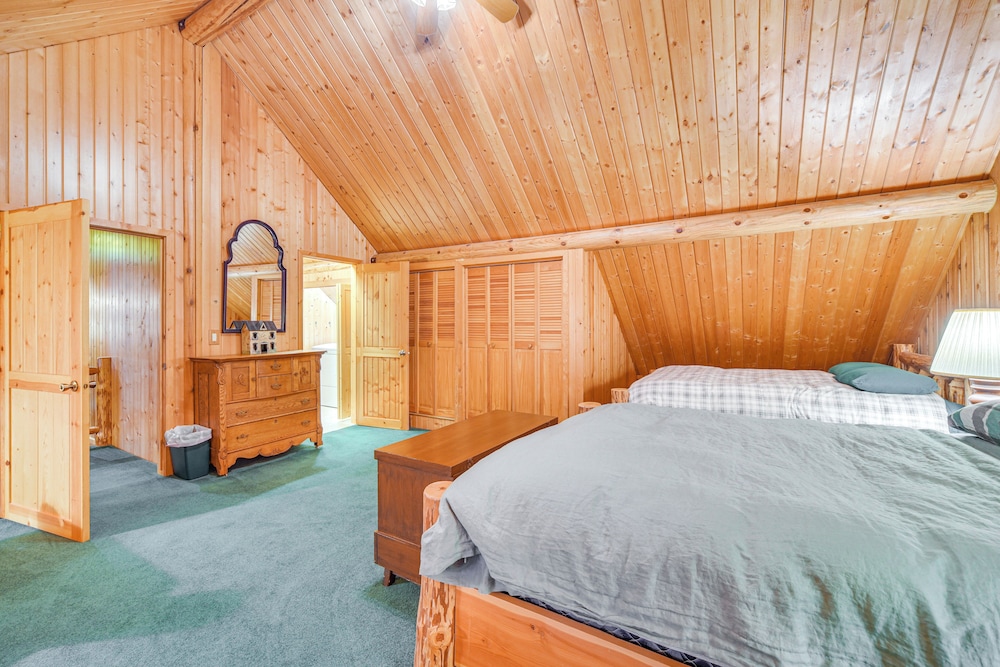 Lakefront Cabin w/ Sauna & Dock in Webster!