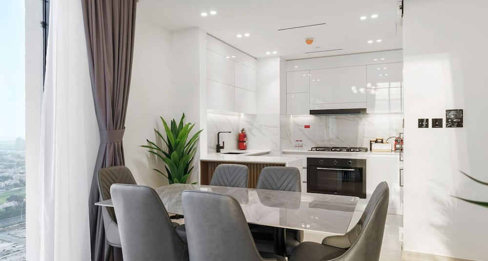 Modern 2BR w Balcony in JVC nr Dubai Sports City