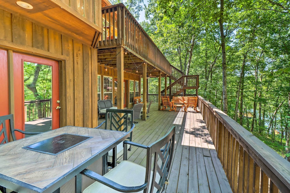 Lakefront Family Escape w/ Fire Pit & 2 Decks! view 5
