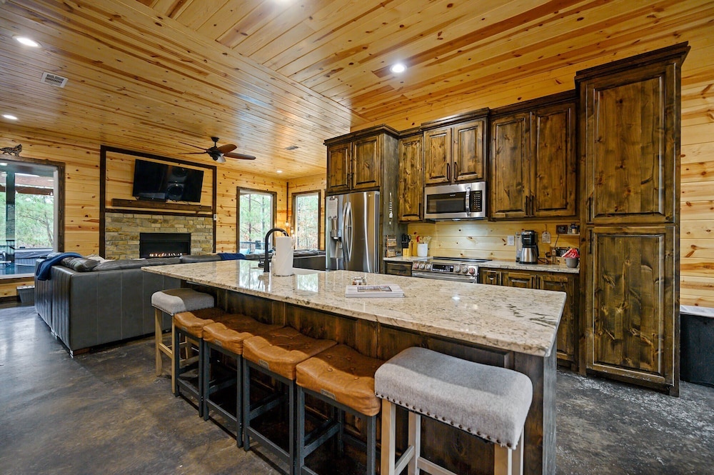 3king/4queen - Perfect Family/friends Cabin - Firepit