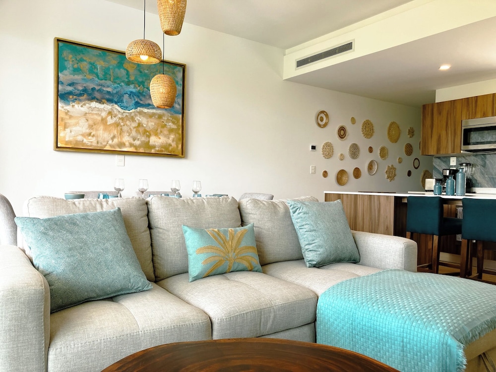 Stylish Playacar Condos w Balcony & Pool