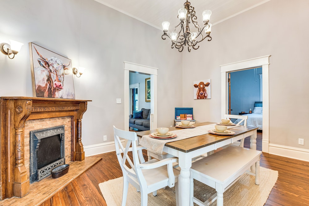 Walk to Mcdonough Square: Historic Home w/ Yard!