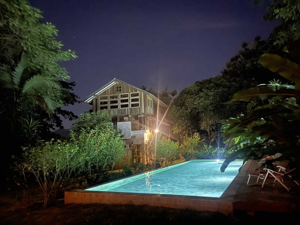 Private Wooden Pool Villa in Mae Rim for 4-6 Guests