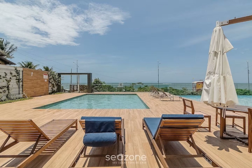SHC - Condominium With Pool 50m From the Beach in Picarras