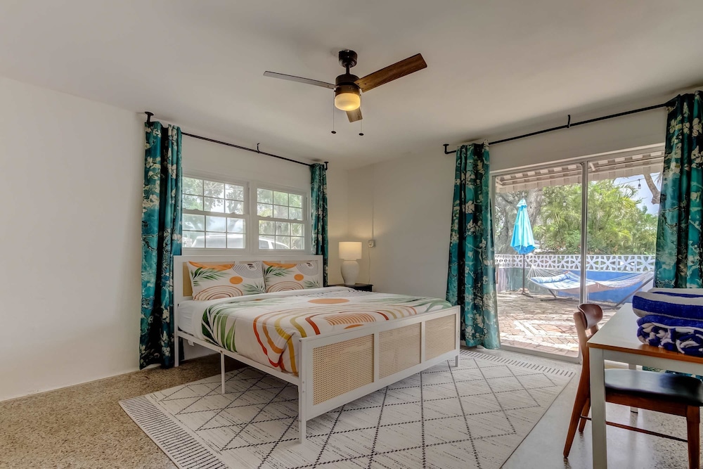Boho Beach Bliss 2BR Retreat Steps From the Sand