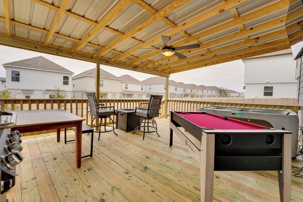 6 Mi to Afb: Pool & Hot Tub Haven w/ Game Room