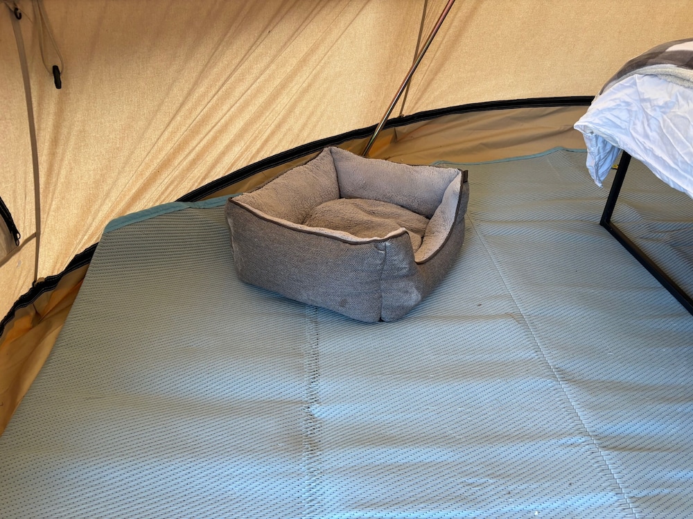 Cozy Hot Tent With Log Burner & Hot Tub Right Tent
