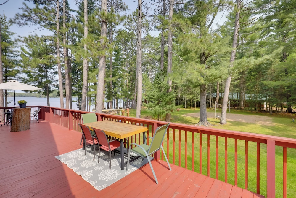 Dock & Views: Lakefront Family Home in Conover!
