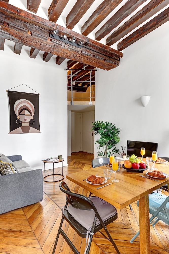 Modern 1BR For 4 By Centre Pompidou
