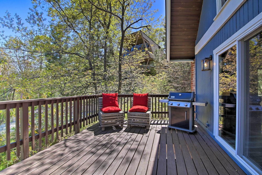 Bikes + Game Room: Lovely Lake Arrowhead Home! view 2