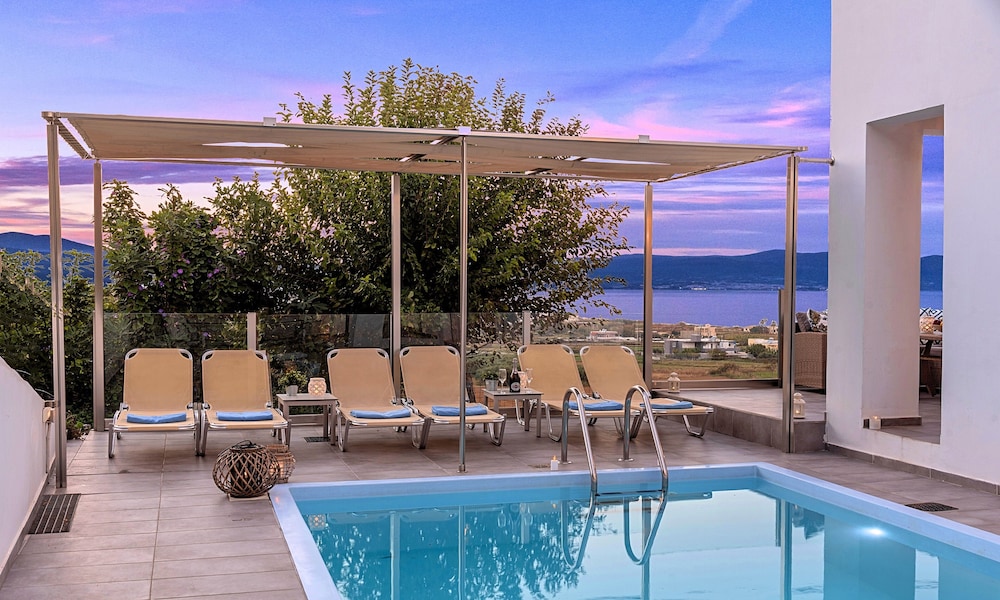 Cretan Sunset Villa Heated Pool