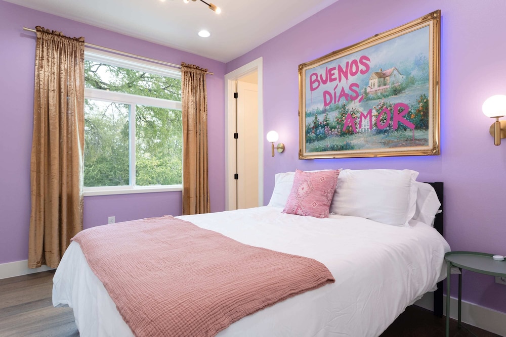 Stylish Eastside Getaway w Backyard, Firepit & BBQ