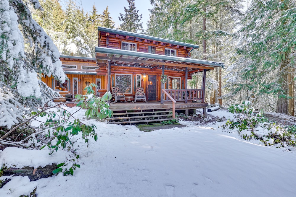 Rustic Sequim Cabin w/ Fire Pit & Forested Views! view 4