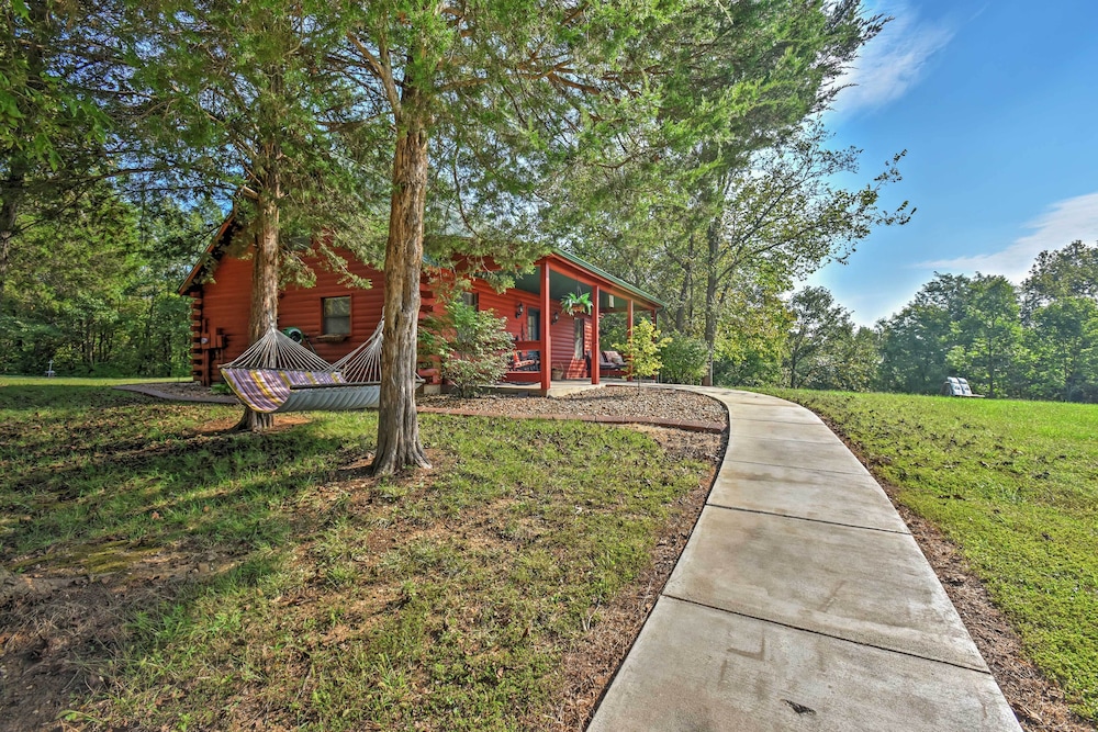 Hillside Cabin on 43 Acres w/ Private Lake & View! view 5