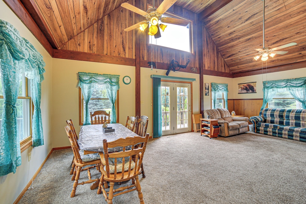 Germfask Home w/ Fire Pit, Grill & Yard Games! view 4