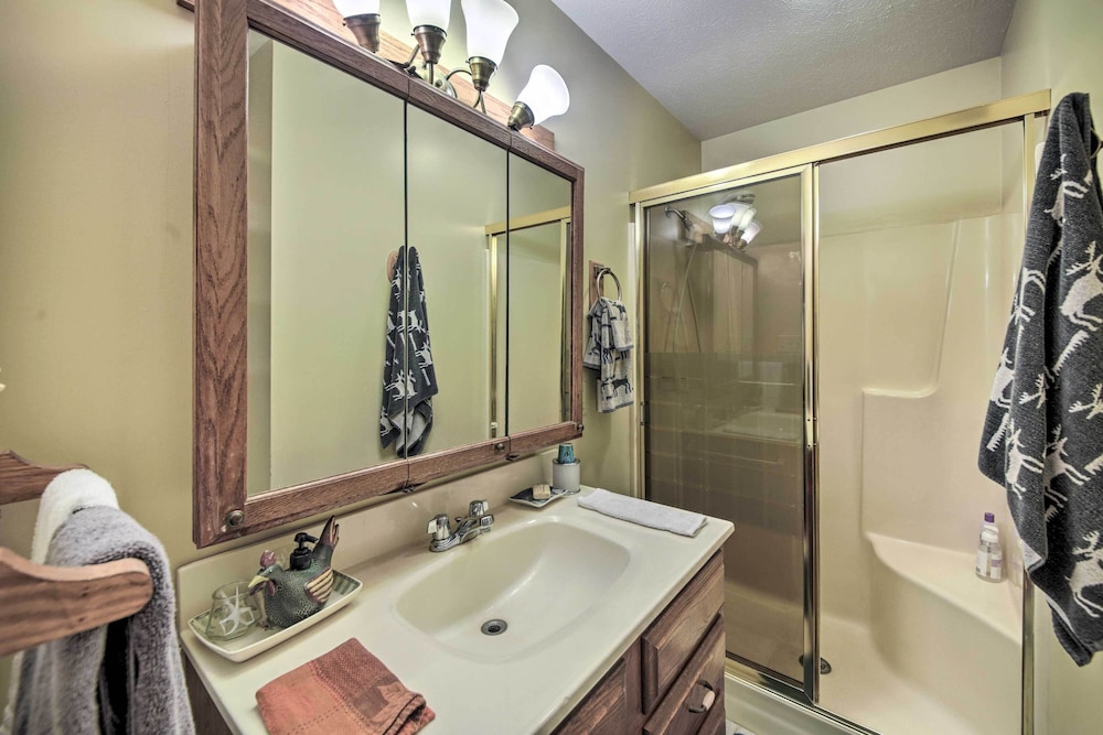 Riverside Cabin w/ 3 Decks in North Vernon! - Property Image 1