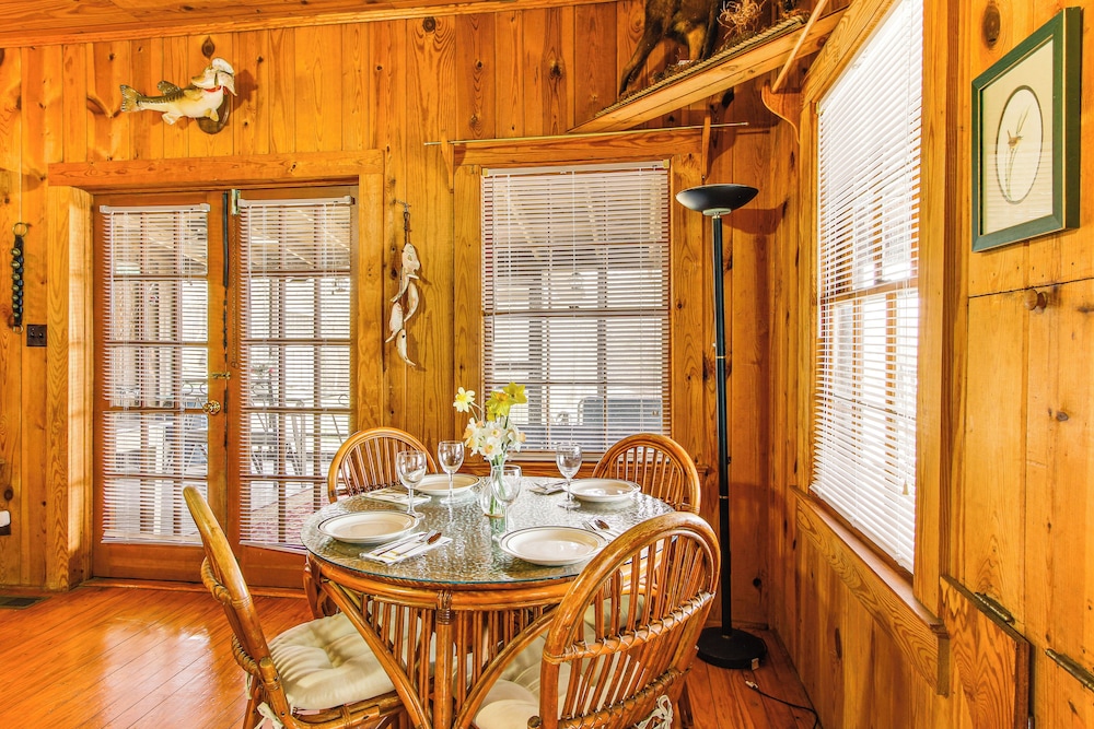 Private Dock + Porch: Serene Lake Greenwood Escape