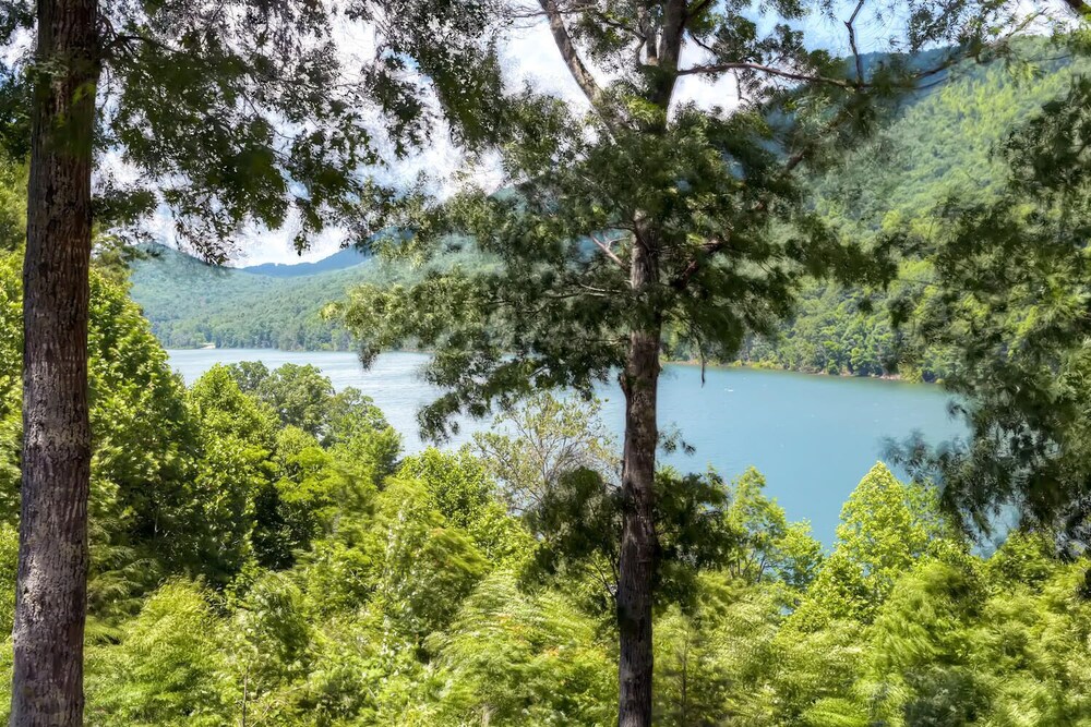 Mountainside Retreat: Stunning Watauga Lake Views! view 2