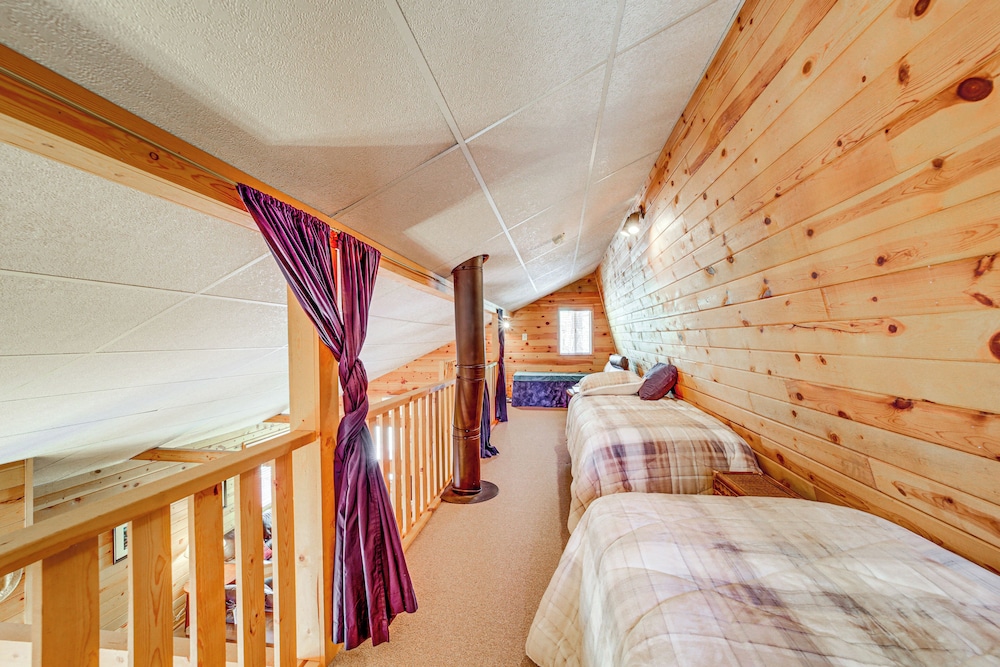 Hike & Atv: Secluded Happy Jack Cabin w/ Deck view 2