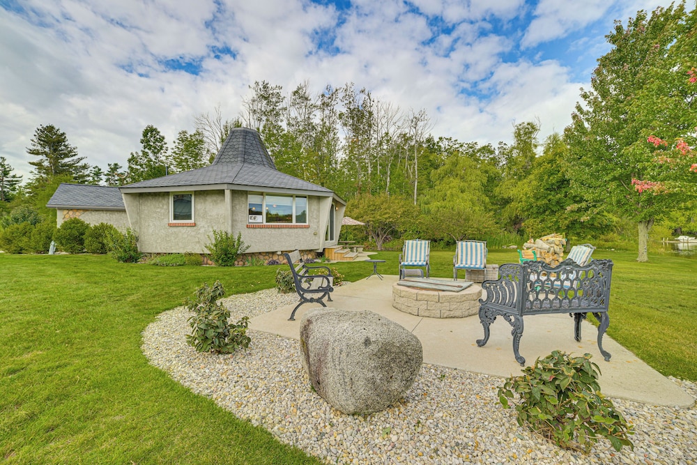 Lakefront Gem w/ Private Dock & Yard in Charlevoix