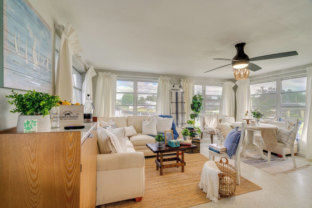 Patio, Dock & Views: Waterfront Punta Gorda Gem!