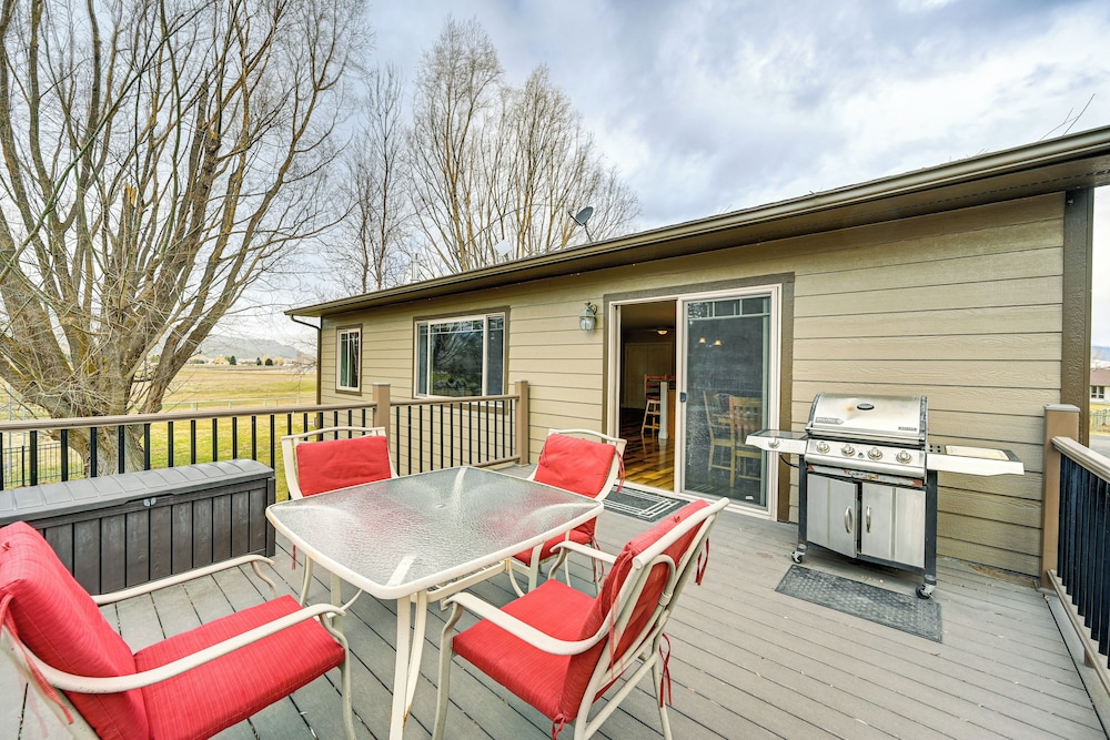 Fish, Boat & Unwind: Spacious Missoula Gem w/ Deck