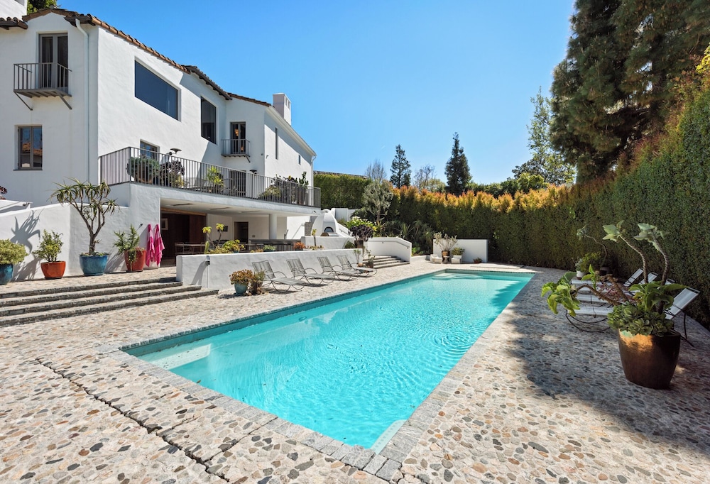Howard Hughes Estate - Spanish Revival Gem w/ Pool, Wine Cellar & Guest House
