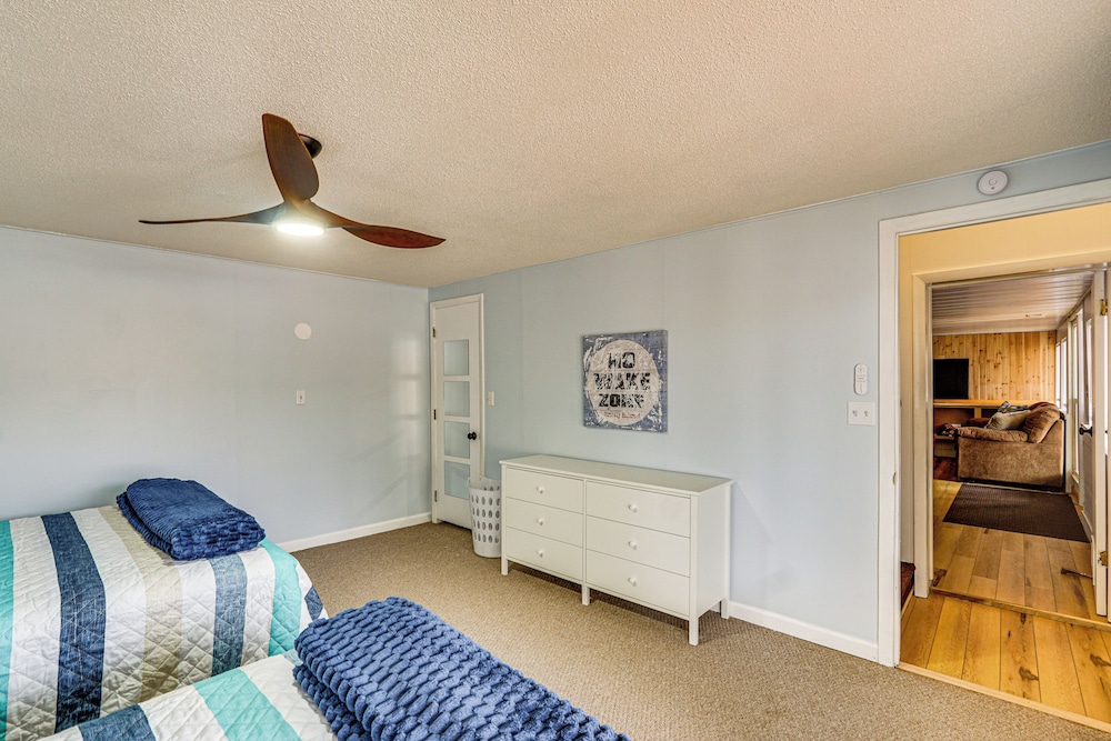 Central Waterfront Home w/ Dock in Lake Ozark!