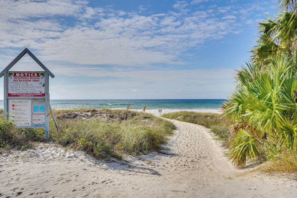 Walk to Beach: PCB Retreat w/ Heated Pool!