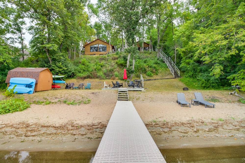 Sandy Beach Family Getaway w/ Fire Pit  Deck! - Property Image 13