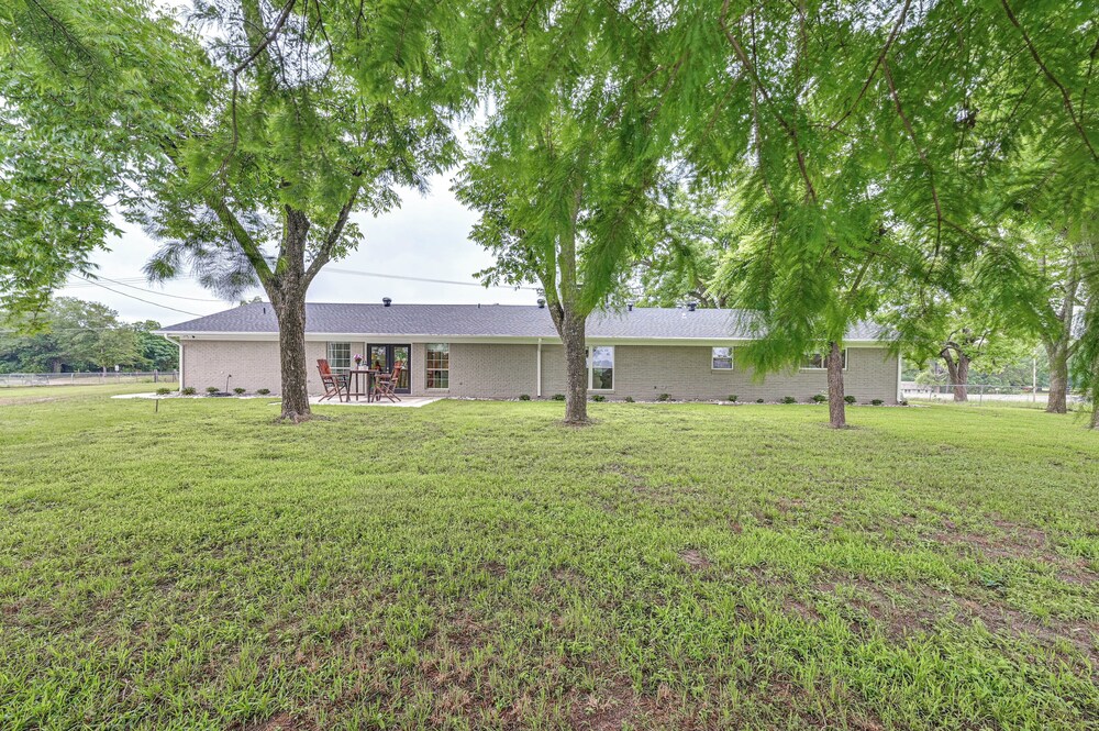 Patio, Yard, Views: Modern Home in Longview