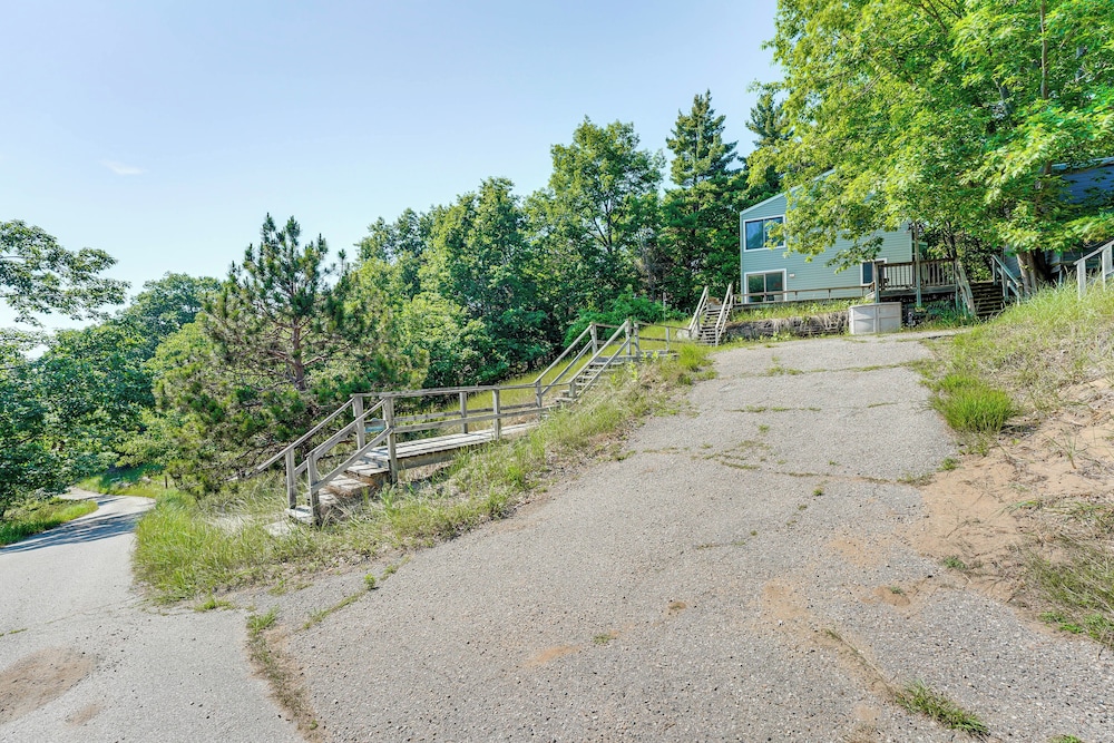 Walk to Semi-private Beach: Lake Michigan Getaway