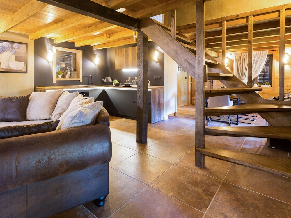 Amazing Chalet with Private Garden, Hot Tub, Sauna, Great Location by the River view 4