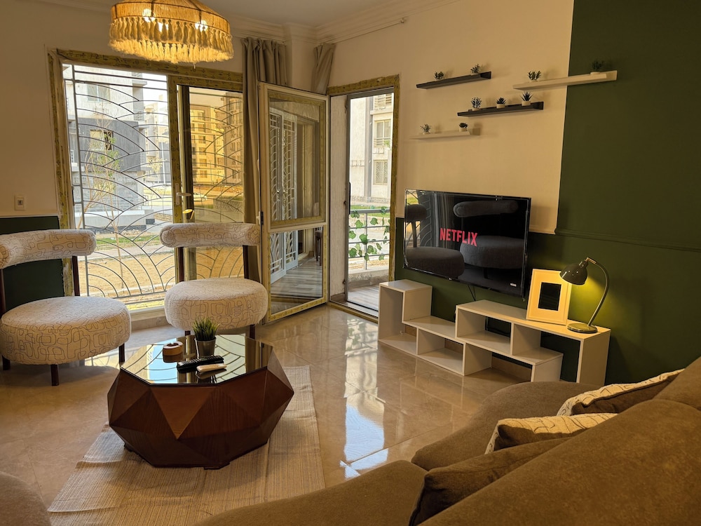 Unique 3-bedroom Apartment in First Al Sheikh Zayed, Cairo