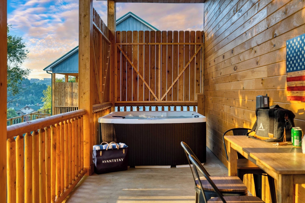 Cabin w/ Hot Tub, Game Room & Scenic Smoky Mountain Views Perfect by Avantstay