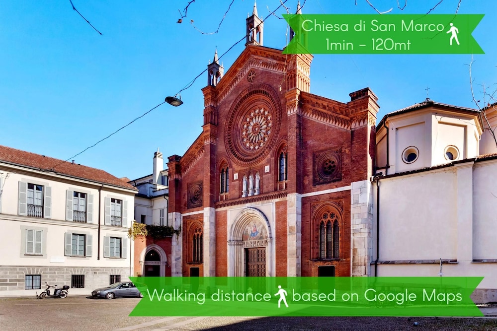 S Marco - Bright Central 1bdr With Balcony in Brera