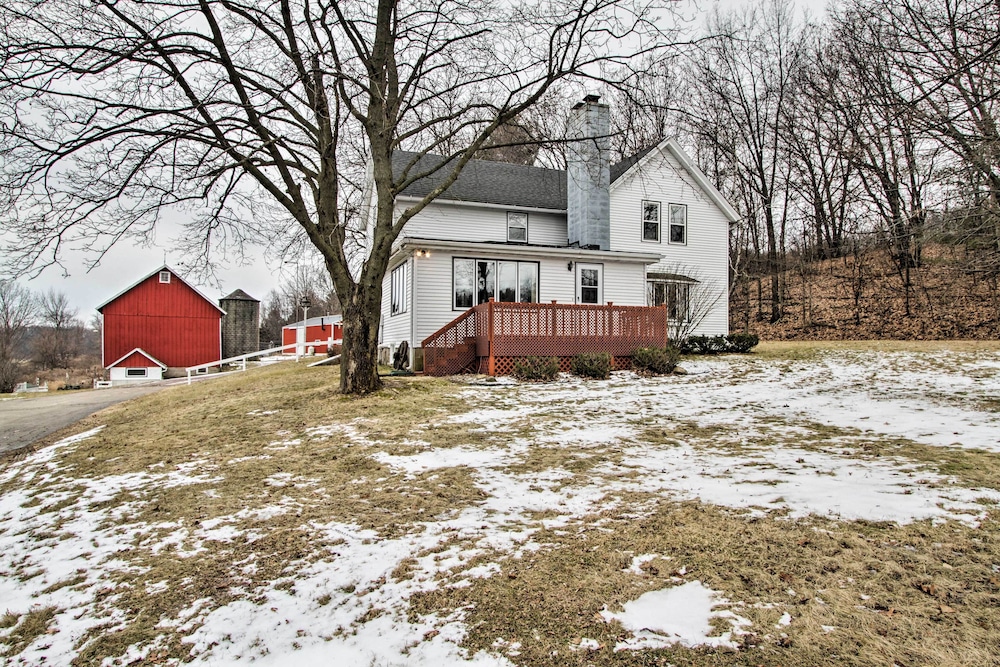 Wisconsin River Valley Farmhouse: Fire Pit & View view 5