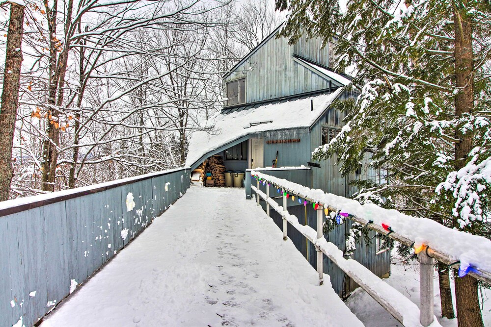Walk to Ski Trails: Ludlow Home on Okemo Mountain! view 3