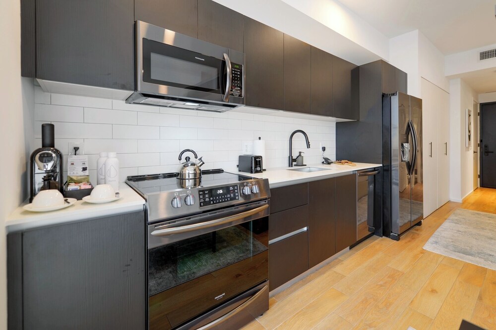 Incredible top floor studio with view