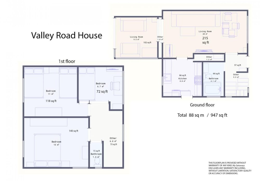 Valley Rise By My Getaways Free Parking