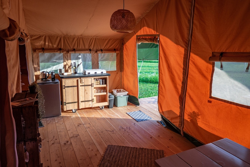 Safari Lodge on a Cozy Site With 3 Tents