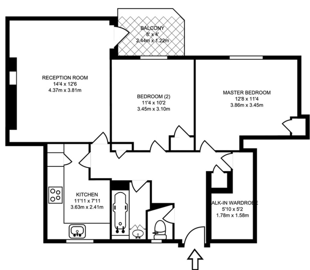Stylish 2 Bed Between Camden Town & Primrose Hill